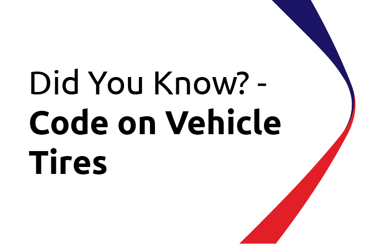 Did You Know? Code on Vehicle Tires
