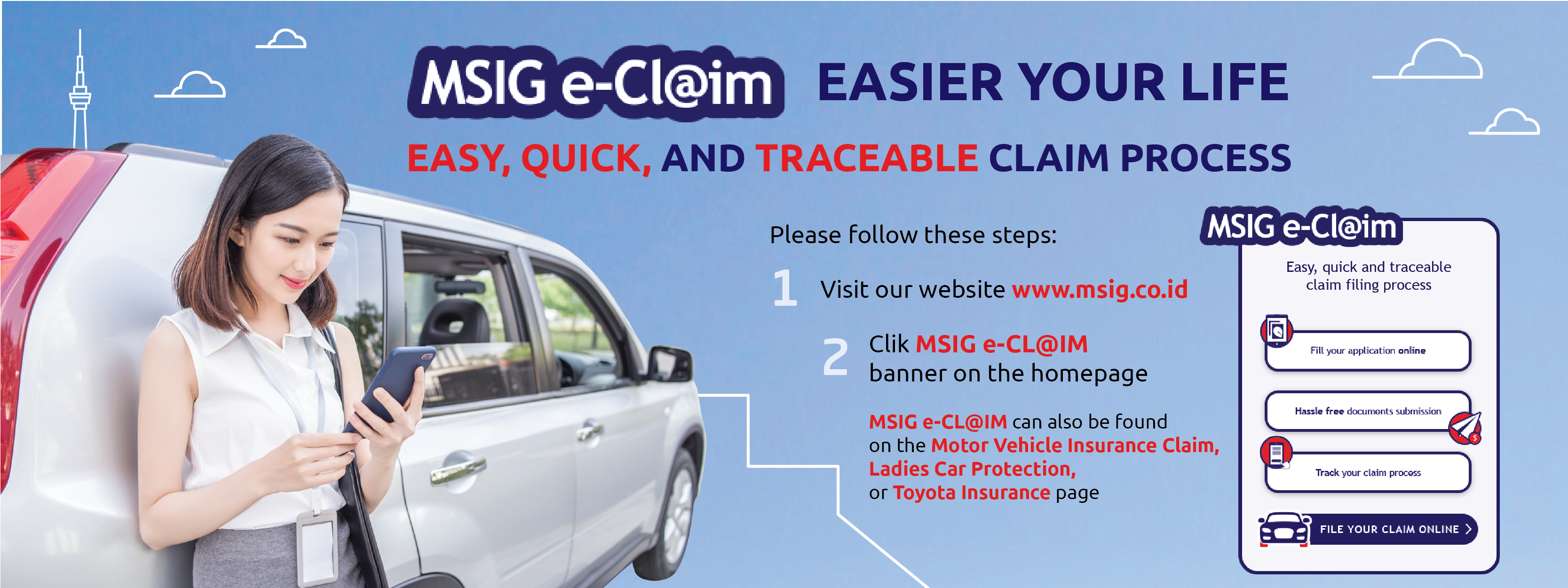 MSIG E-claim banner img