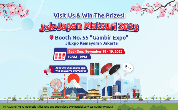 MSIG Indonesia Brings Back the Excitement at Jak-Japan Matsuri 2023, JIExpo Kemayoran on November 18th-19th