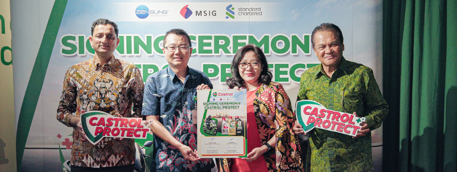 MSIG Indonesia as a Partner of Castrol Presents Castrol Protect, Free Personal Accident Insurance Protection for Motorcyclists