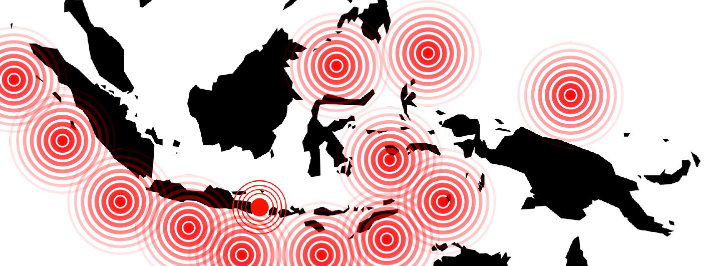 Six Megathrust Prone Areas in Indonesia