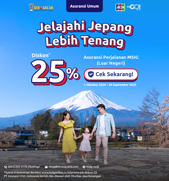 Promo 25% for JCB User (Family Version) 
