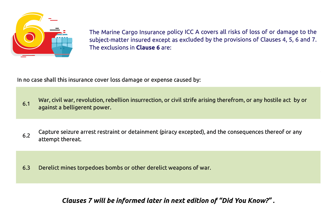 E37 - Marine Cargo Exclusions 