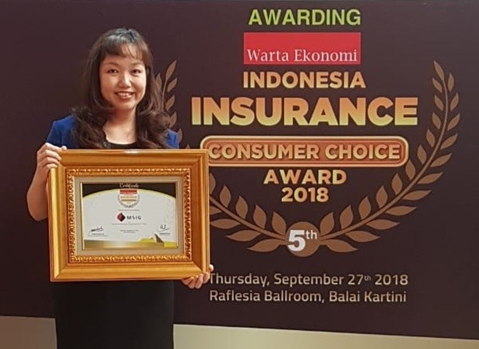 MSIG Indonesia Awarded Best Financial Performance – Insurance Consumer Choice Award 2018 2